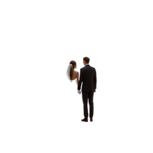 staff, umbrella, jacket, robot transparent PNG cut-out