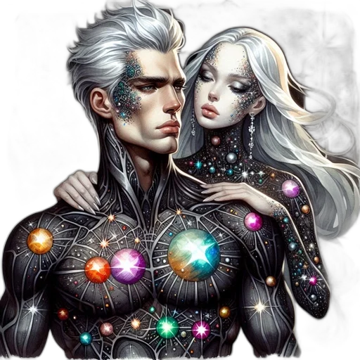 comic book art, concept art, fantasy art, cyberpunk transparent PNG cut-out