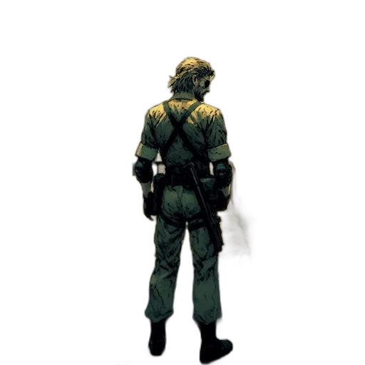 jacket, staff, weapon, animal transparent PNG cut-out