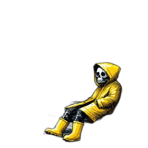 jacket, mask, robot, staff transparent PNG cut-out