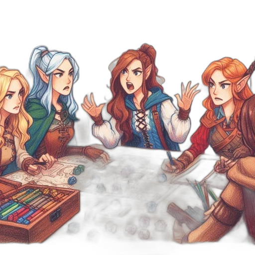 fantasy art, concept art, pixel art, comic book art transparent PNG cut-out