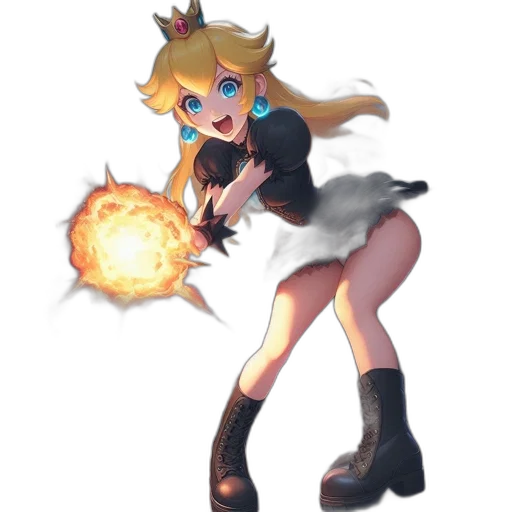 dress, staff, weapon, pixel art transparent PNG cut-out