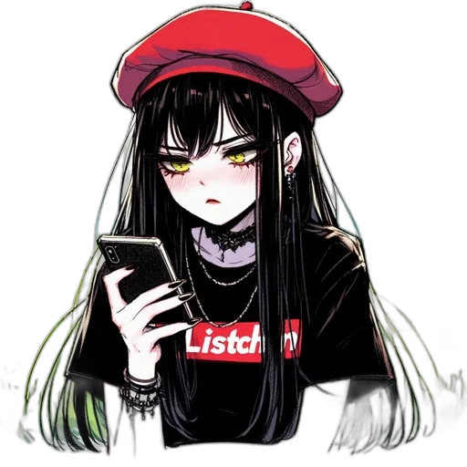 hat, staff, dress, face transparent PNG cut-out
