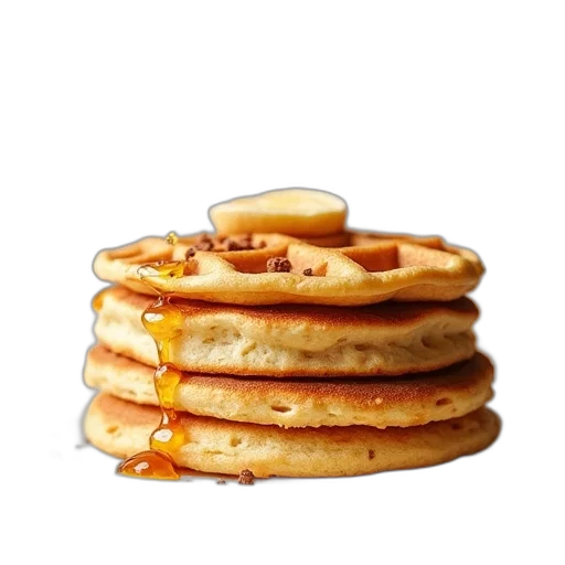 food, crown, photorealistic, 3d render transparent PNG cut-out