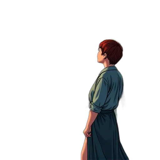 dress, staff, jacket, sword transparent PNG cut-out
