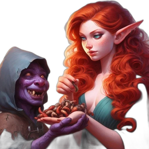 fantasy art, concept art, comic book art, pixel art transparent PNG cut-out