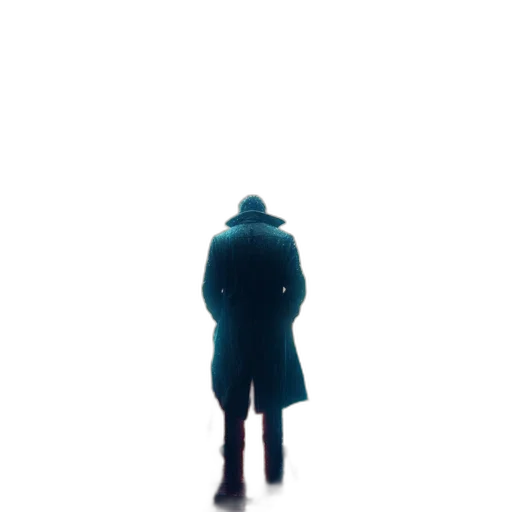 hat, jacket, umbrella, face transparent PNG cut-out