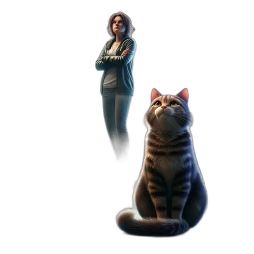 staff, animal, creature, concept art transparent PNG cut-out
