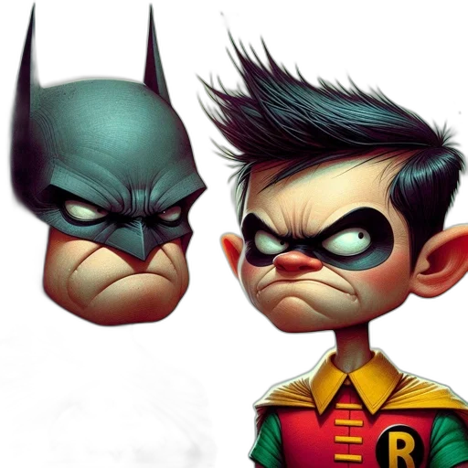 comic book art, concept art, cartoon, 3d render transparent PNG cut-out
