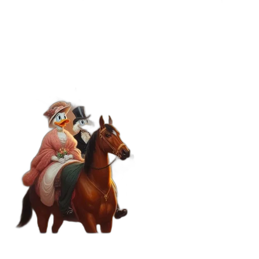 animal, hat, staff, creature transparent PNG cut-out