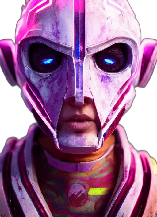 robot, face, mask, creature transparent PNG cut-out