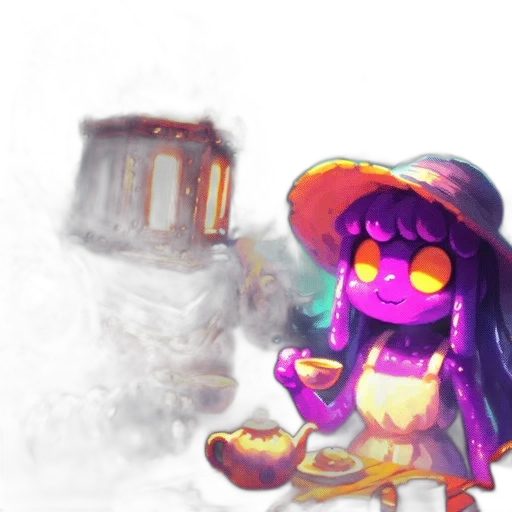 weapon, robot, hat, staff transparent PNG cut-out