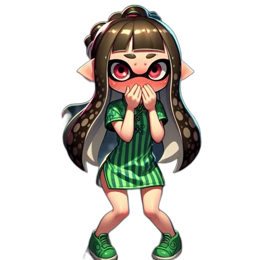 dress, mask, staff, weapon transparent PNG cut-out
