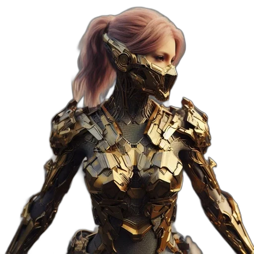 robot, weapon, mask, dress transparent PNG cut-out