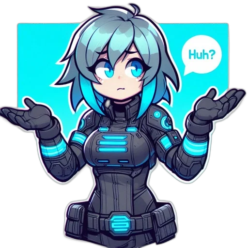 robot, jacket, pixel art, anime transparent PNG cut-out