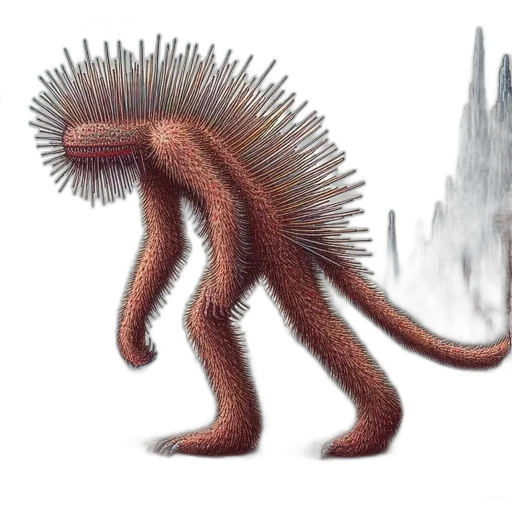 creature, animal, hair, staff transparent PNG cut-out