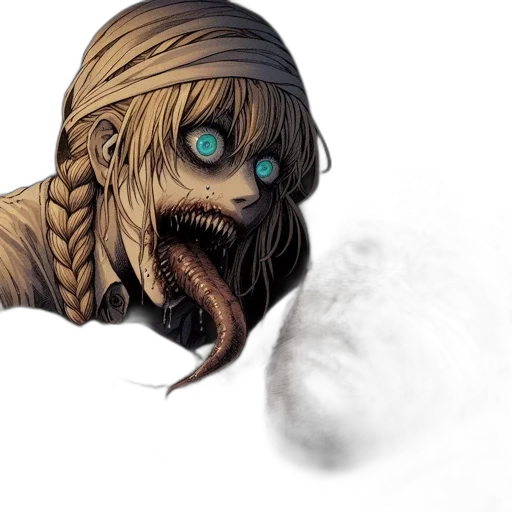 mask, creature, face, hair transparent PNG cut-out