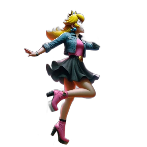 dress, crown, 3d render, concept art transparent PNG cut-out