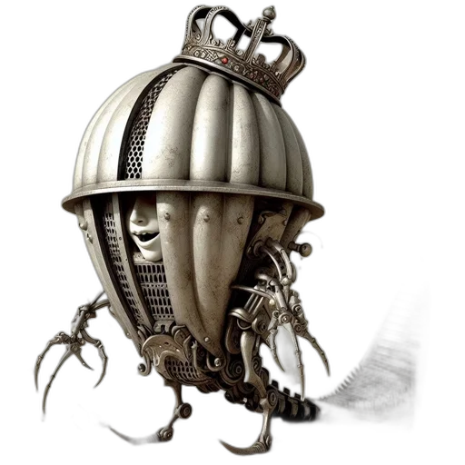 hat, crown, mask, robot transparent PNG cut-out