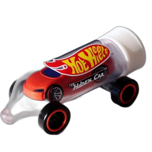car, weapon, bottle, 3d render transparent PNG cut-out