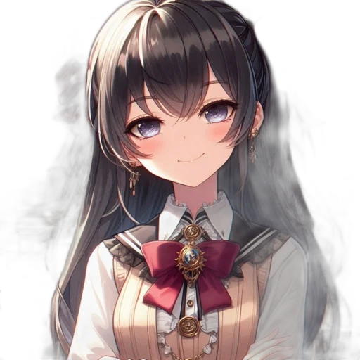 staff, crown, dress, face transparent PNG cut-out