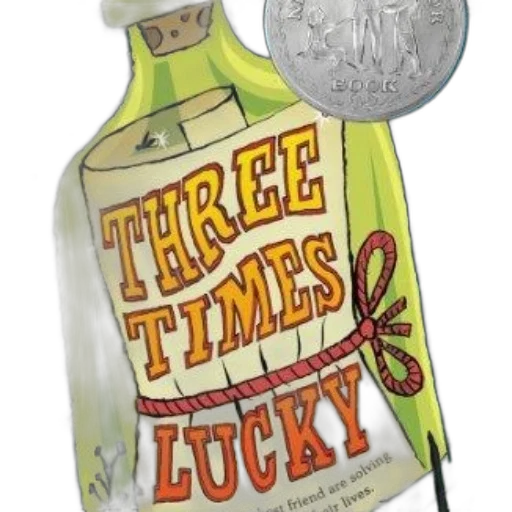 bottle, whimsical, book, cover transparent PNG cut-out