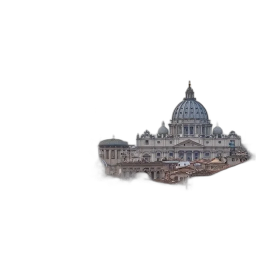 building, crown, concept art, photorealistic transparent PNG cut-out