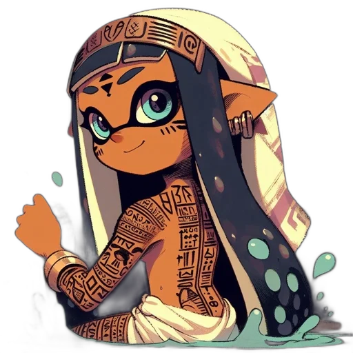 dress, mask, weapon, creature transparent PNG cut-out