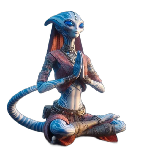 staff, creature, mask, robot transparent PNG cut-out