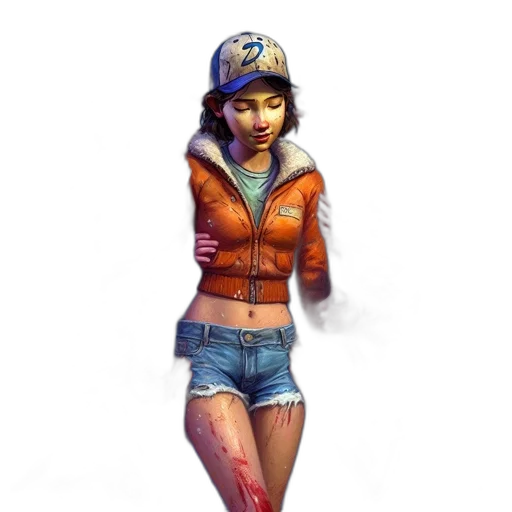 jacket, hat, concept art, fantasy art transparent PNG cut-out