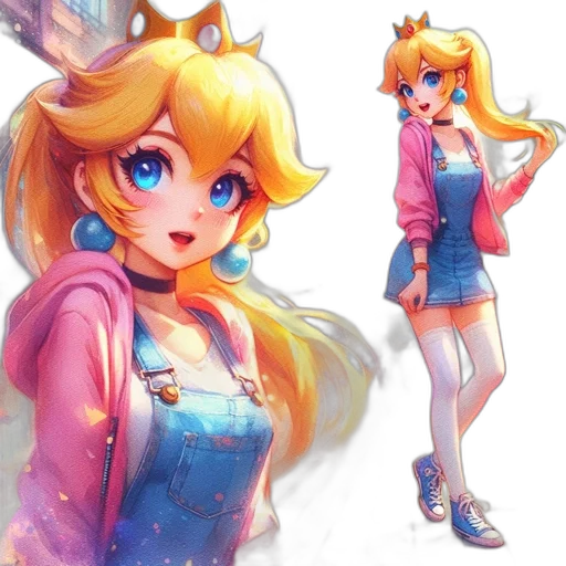 dress, face, crown, staff transparent PNG cut-out