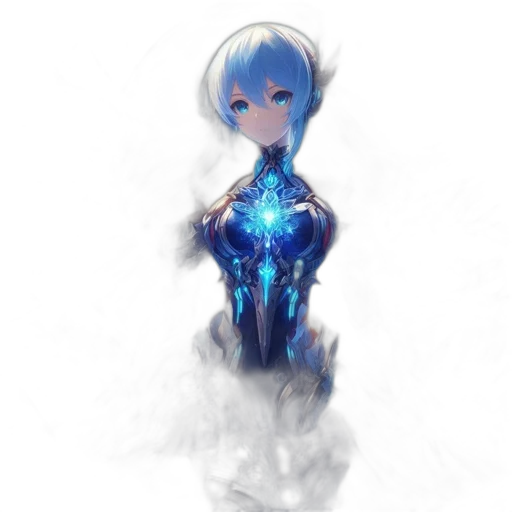 robot, staff, dress, weapon transparent PNG cut-out