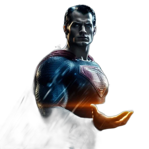face, comic book art, concept art, 3d render transparent PNG cut-out