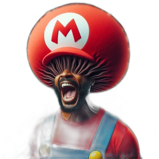 hat, mask, hair, creature transparent PNG cut-out