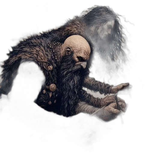 creature, animal, mask, hair transparent PNG cut-out