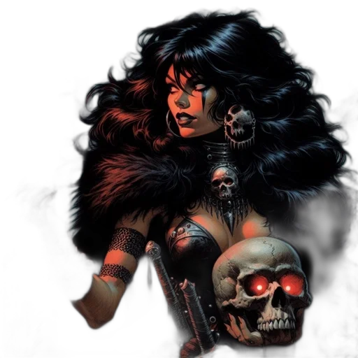 comic book art, concept art, fantasy art, woman transparent PNG cut-out