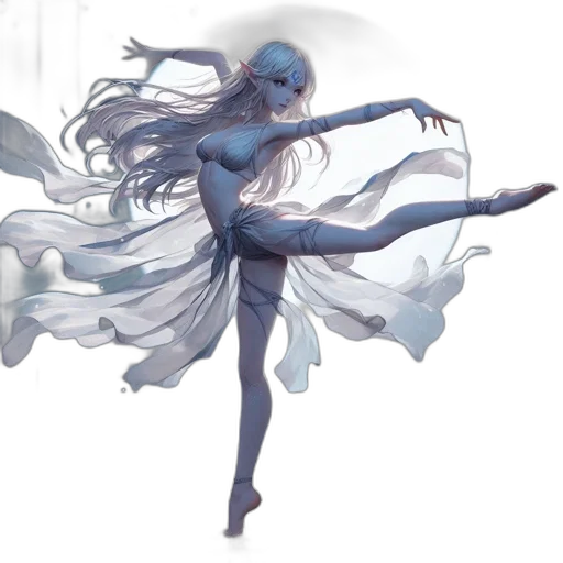 dress, creature, concept art, fantasy art transparent PNG cut-out