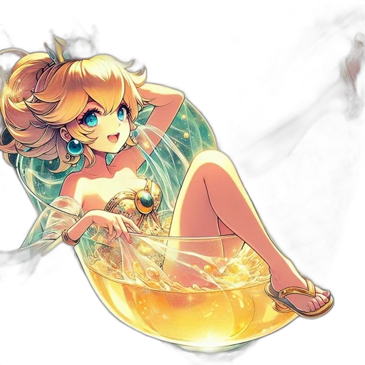 dress, concept art, anime, fantasy art transparent PNG cut-out