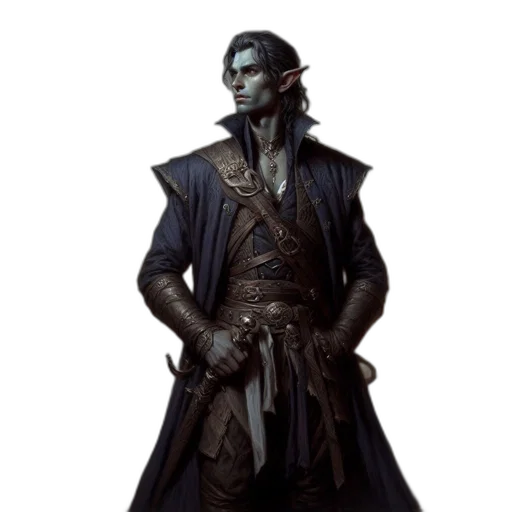 jacket, staff, concept art, fantasy art transparent PNG cut-out