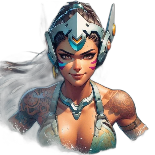 staff, face, weapon, jewelry transparent PNG cut-out