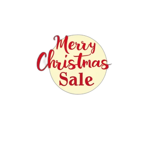 christmas, sale, poster, template transparent PNG cut-out