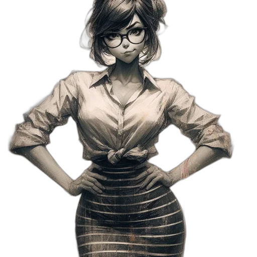 dress, staff, robot, mask transparent PNG cut-out