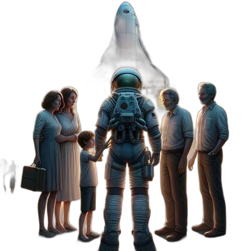 robot, mask, staff, creature transparent PNG cut-out