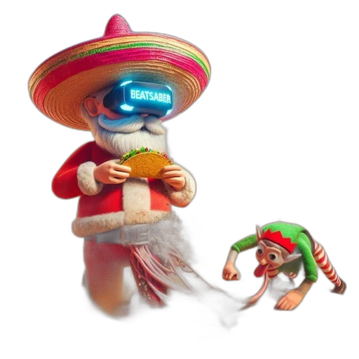 hat, staff, creature, concept art transparent PNG cut-out