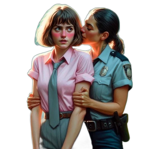 face, mask, jacket, concept art transparent PNG cut-out