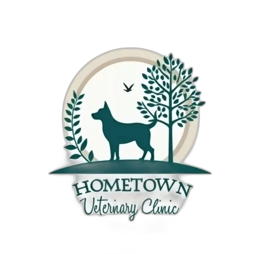 hometown, veterinary, clinic, logo transparent PNG cut-out