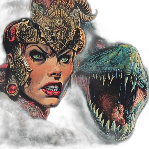 dragon, mask, creature, concept art transparent PNG cut-out