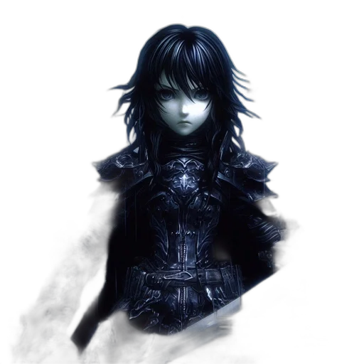 face, mask, sword, fantasy art transparent PNG cut-out