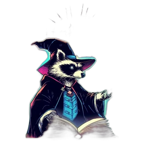 jacket, staff, animal, concept art transparent PNG cut-out
