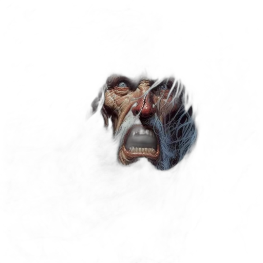 creature, mask, dragon, face transparent PNG cut-out